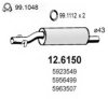 126150 Middle Silencer
